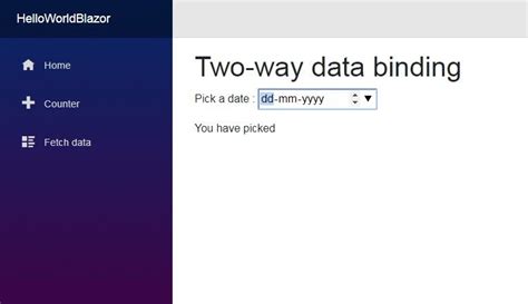 blazor two way binding|How to make two.